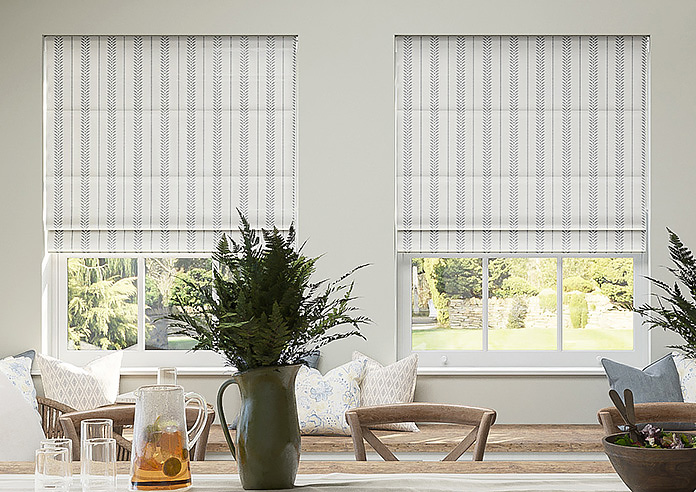 Laurel Stripe, Horizon - Twist&Fit Roman Blind - Image 3